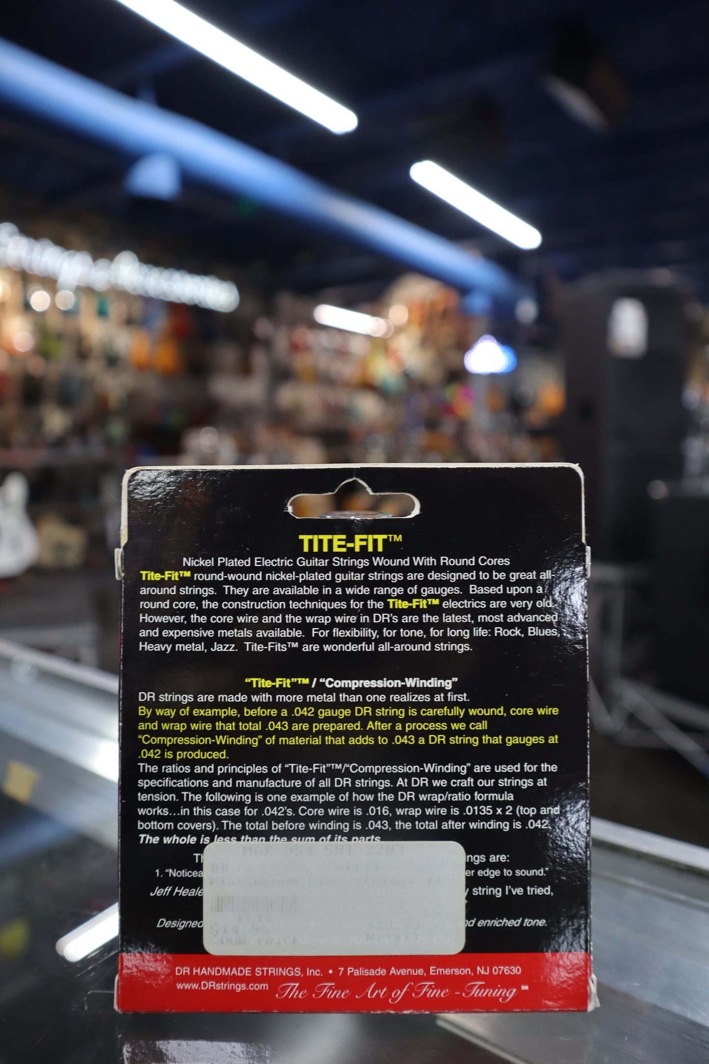 DR FL11 Flat Wound Elec Strings 11