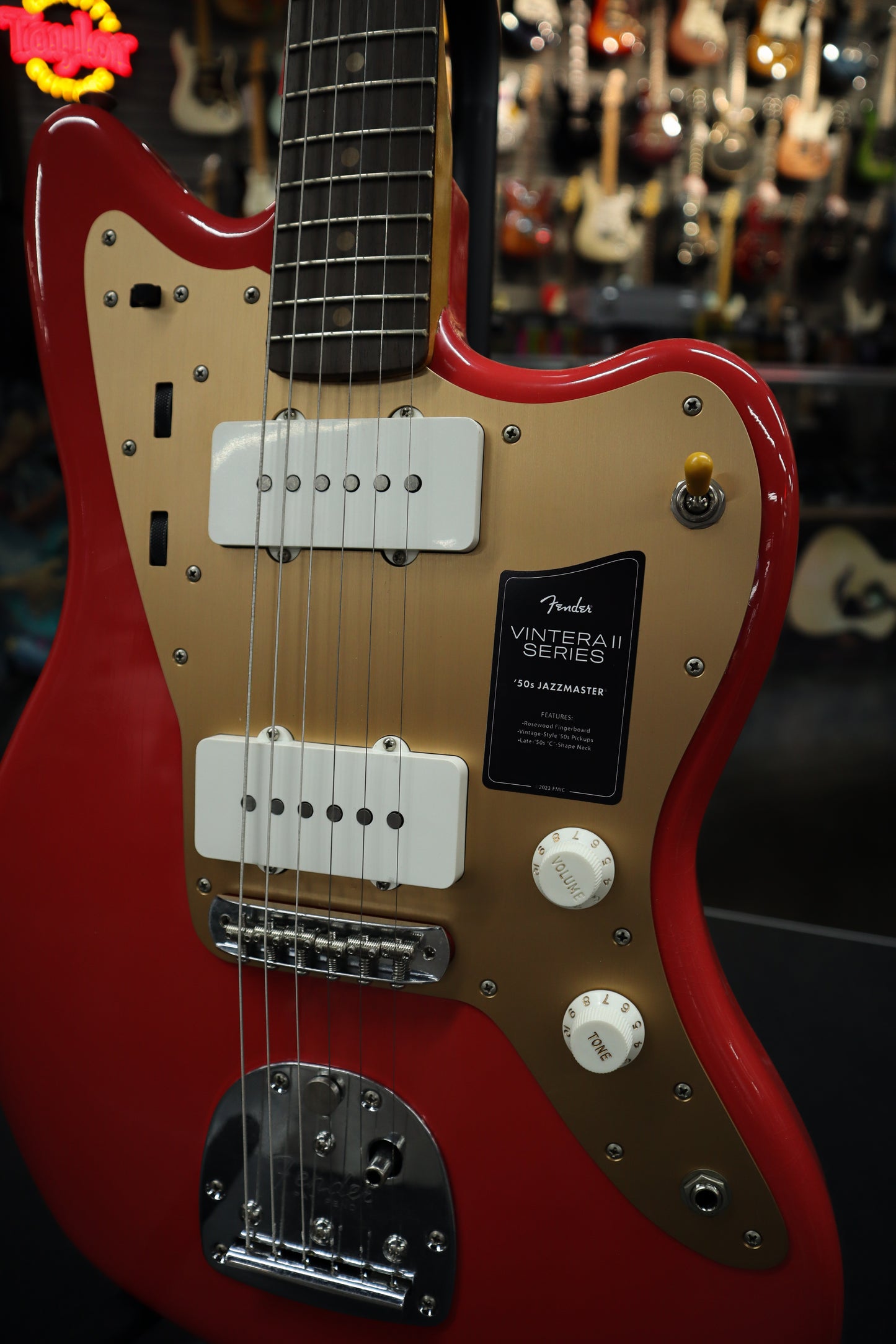 Fender Vintera® II Road Worn® '50s Jazzmaster®, Rosewood Fingerboard, Fiesta Red