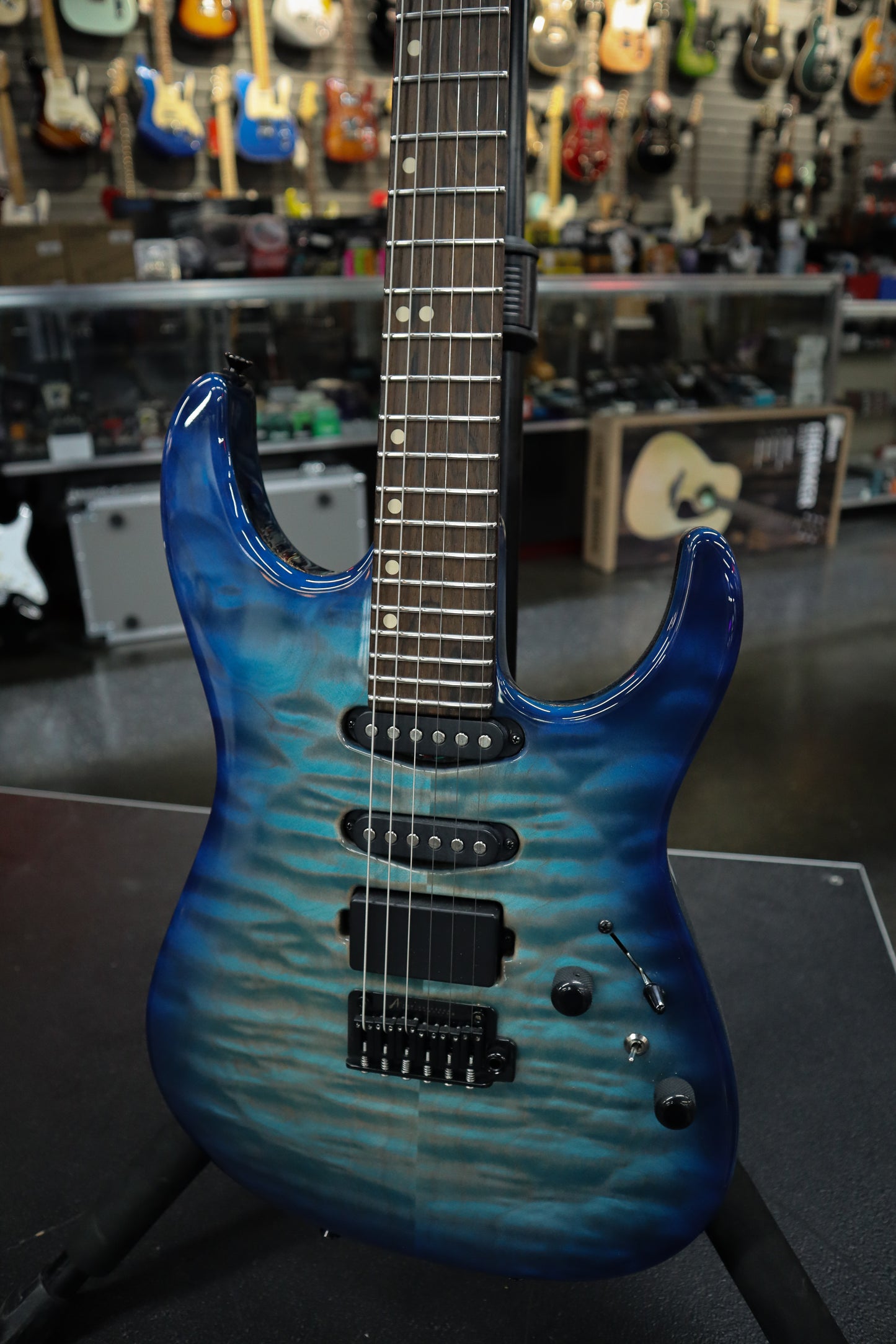 Tom Anderson Li'l Angel 01-18-25N Natural Bora to Artic Blue Burst