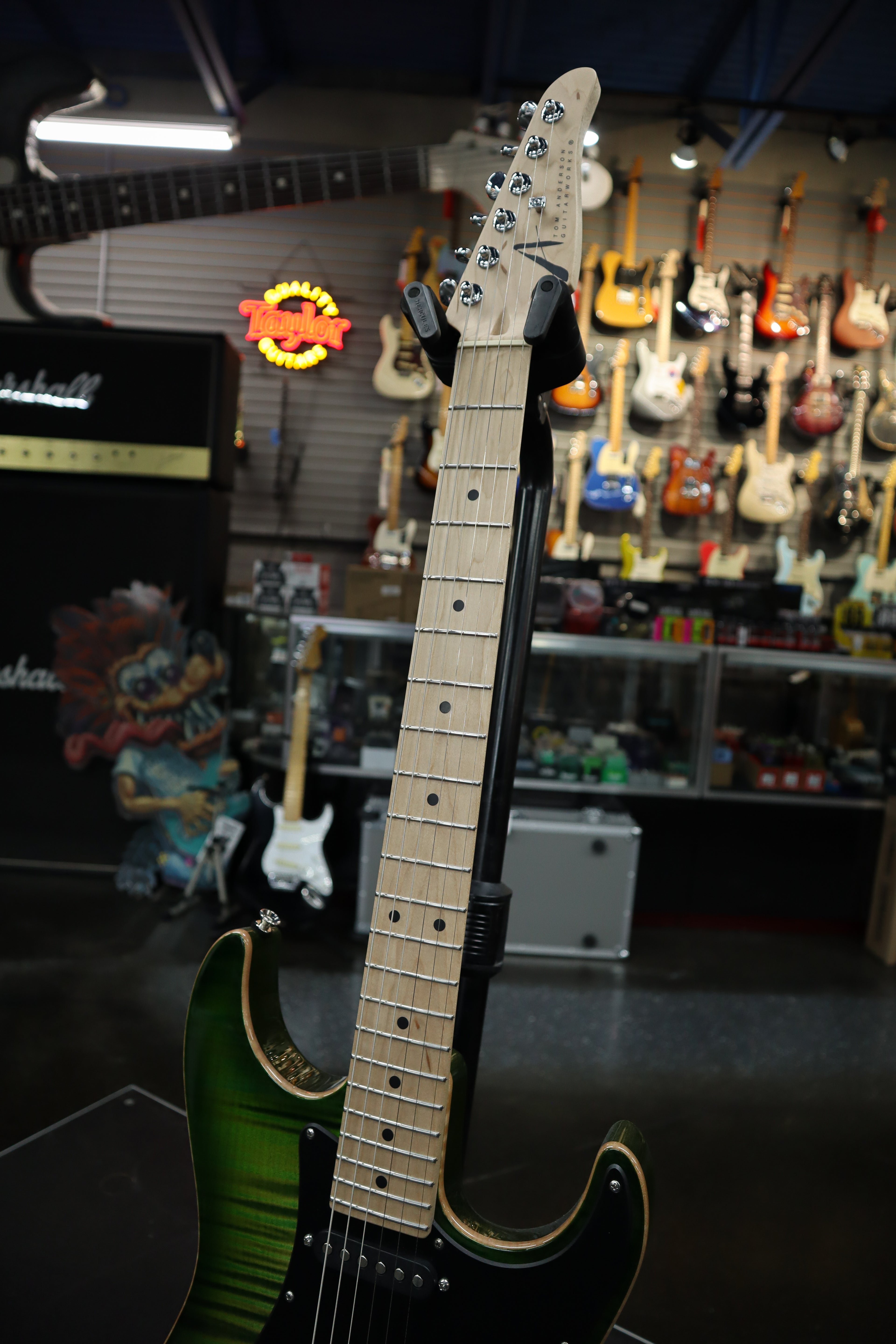 Tom Anderson Drop Top Classic 06-01-25N Natural Key Lime Burst with Binding