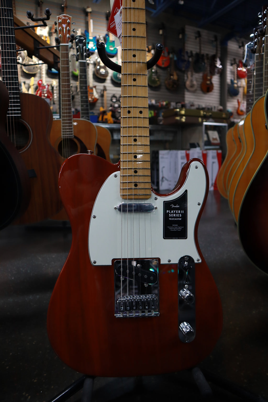Fender 0140552529 Player II Telecaster®, Maple Fingerboard, Mocha (Ash)