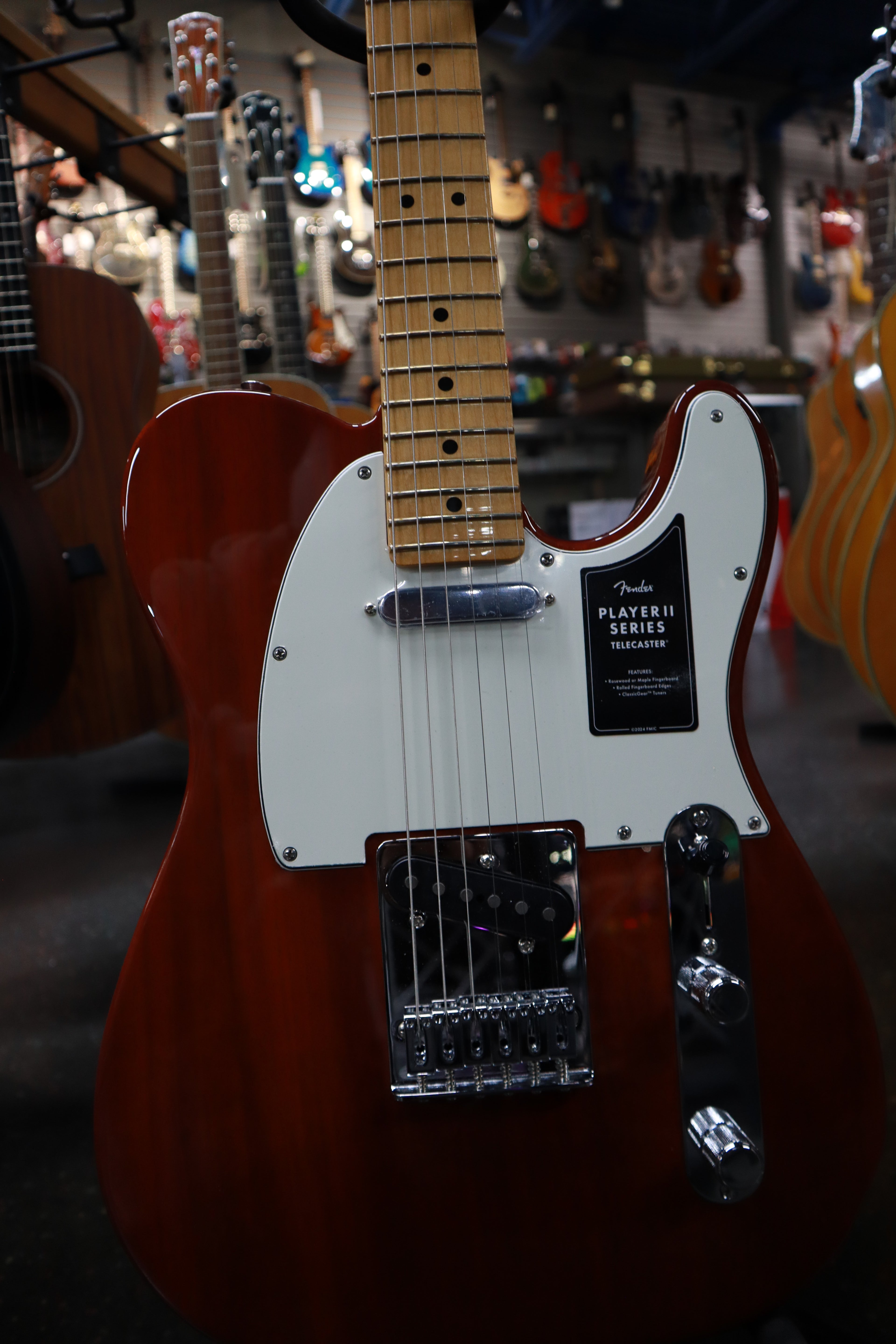 Fender 0140552529 Player II Telecaster®, Maple Fingerboard, Mocha (Ash)
