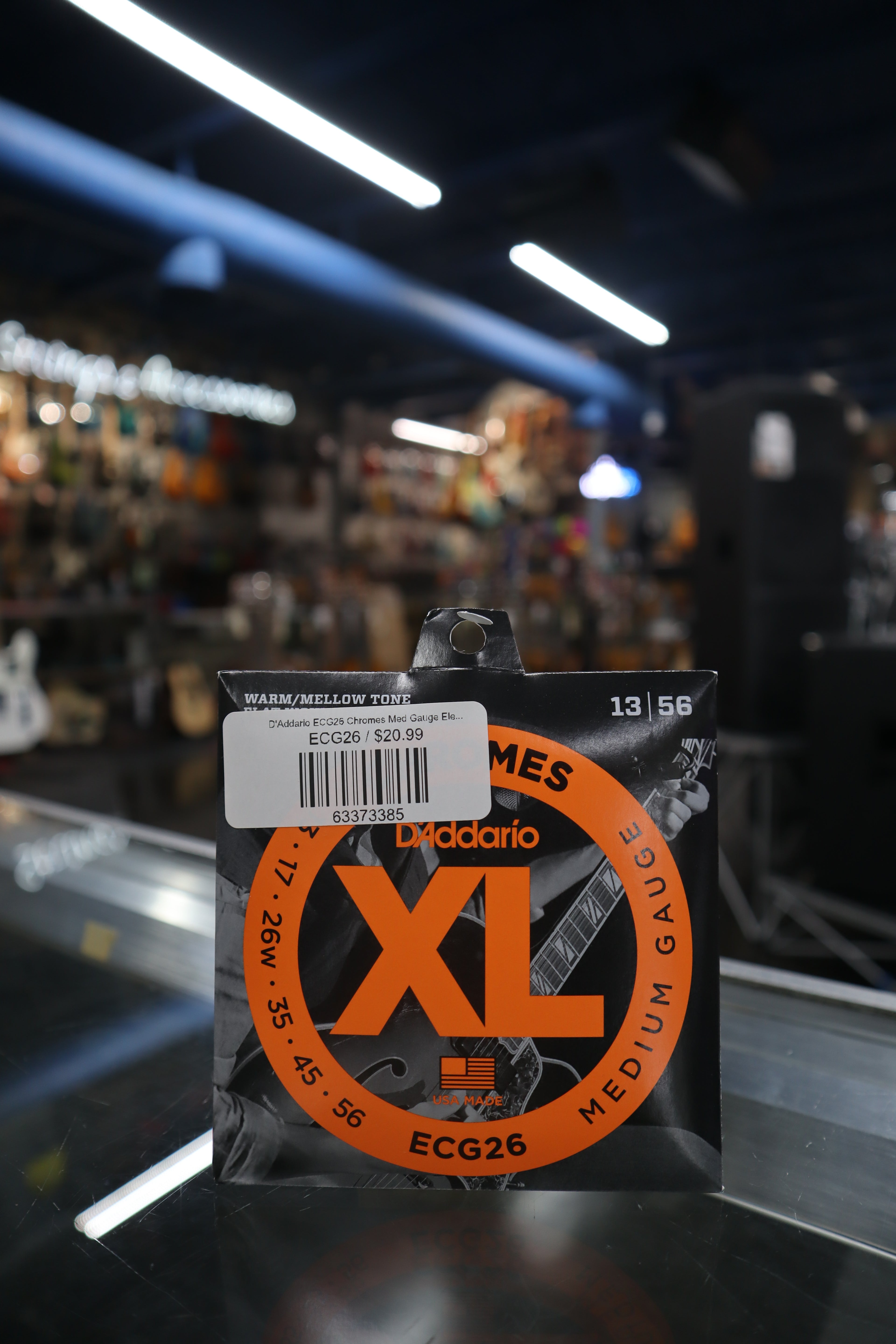 D'Addario ECG26 Chromes Med Gauge Elec Guitar Strings
