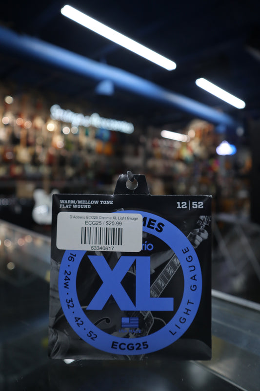 D'Addario ECG25 Chrome XL Light Gauge