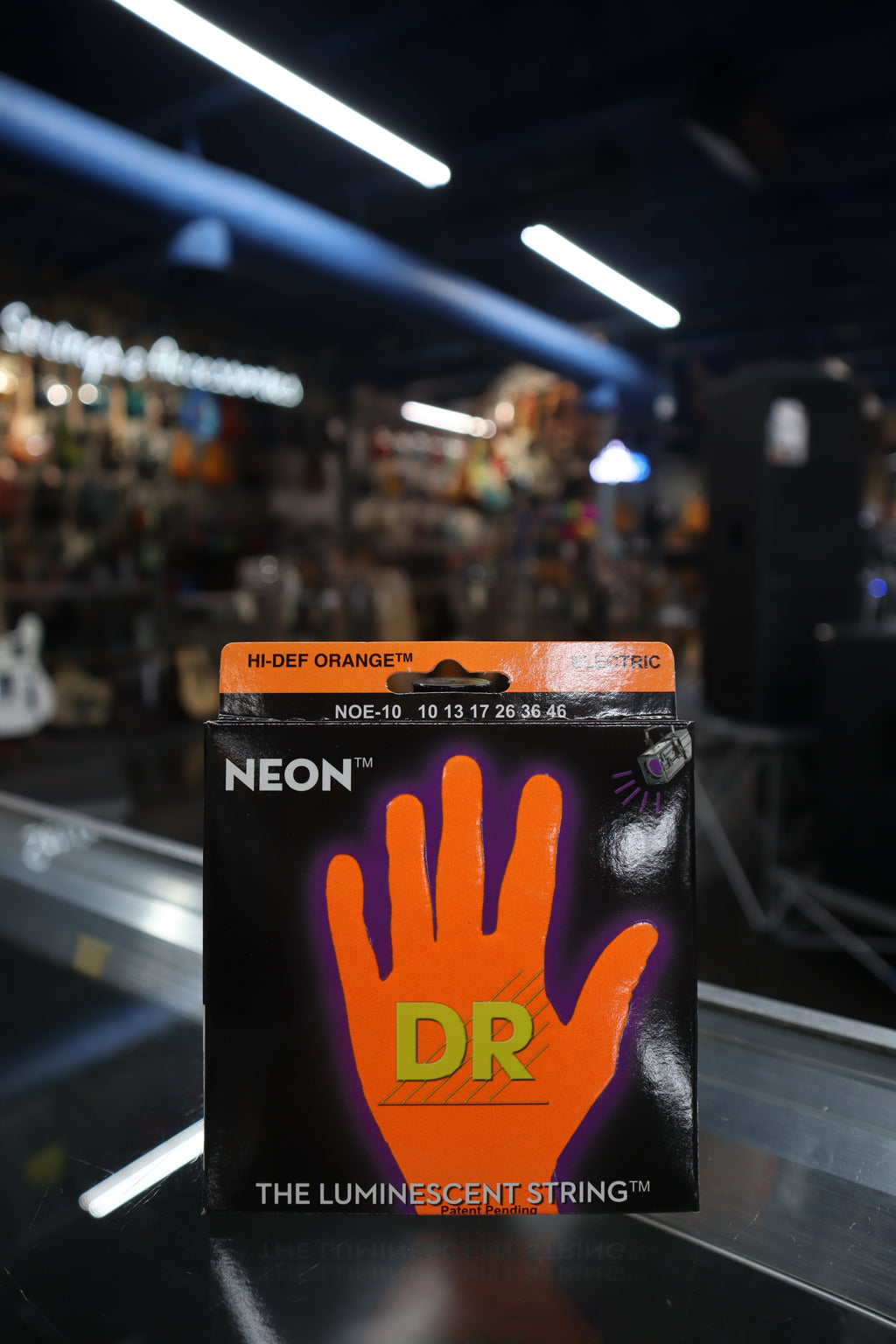 DR NOE10 Neon Orange 10-46 Elec Strings