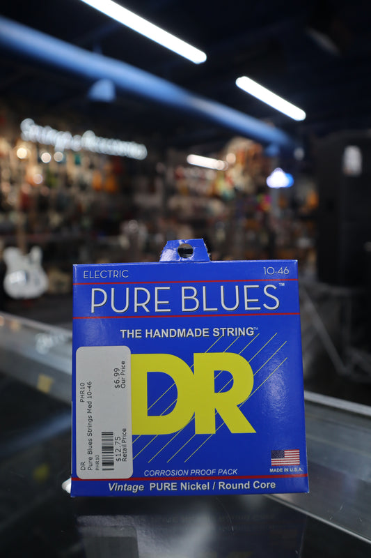 DR PHR10 Pure Blues Strings Med 10-46