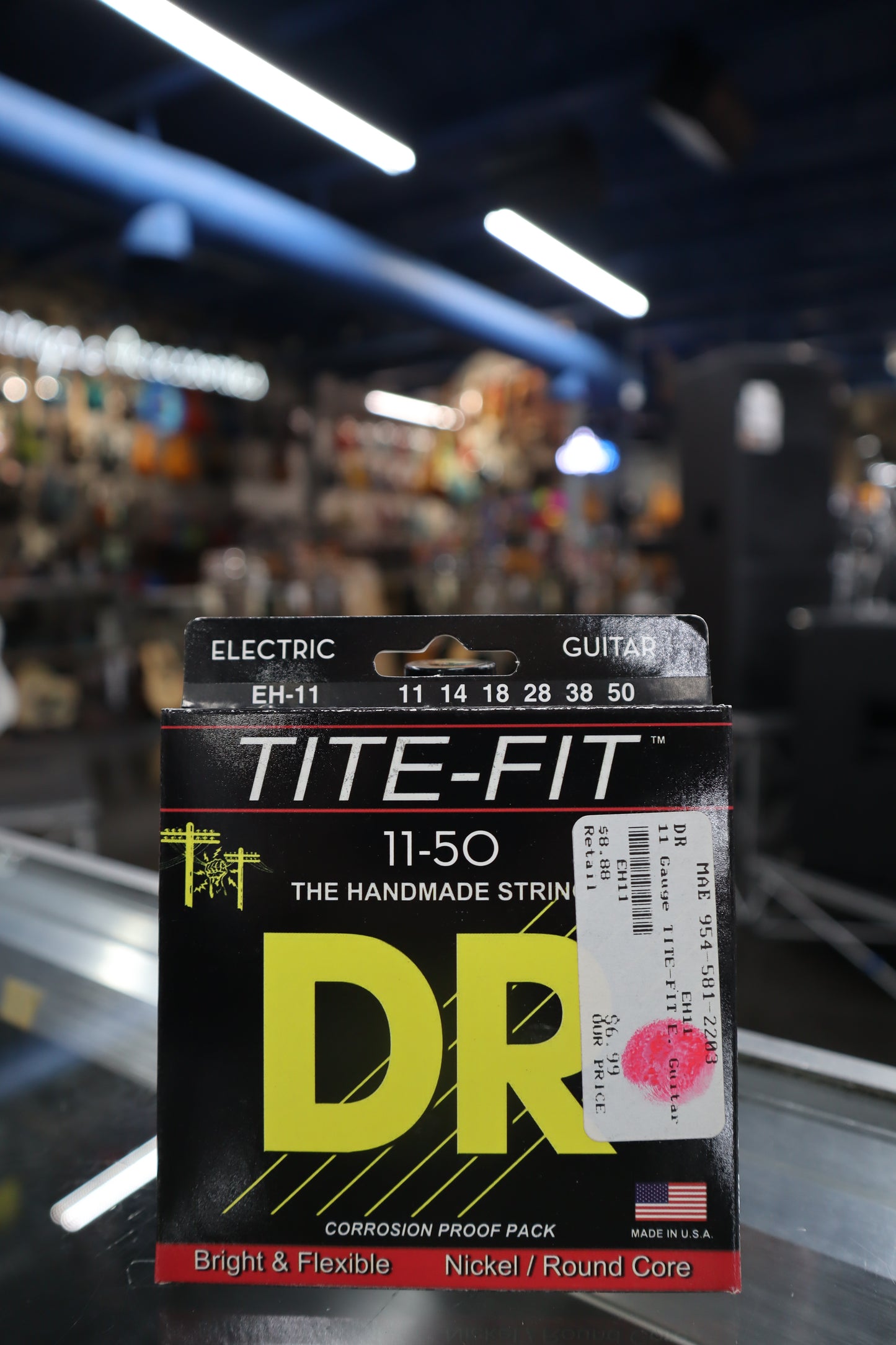 DR EH11 11 Gauge TITE-FIT E. Guitar Strings