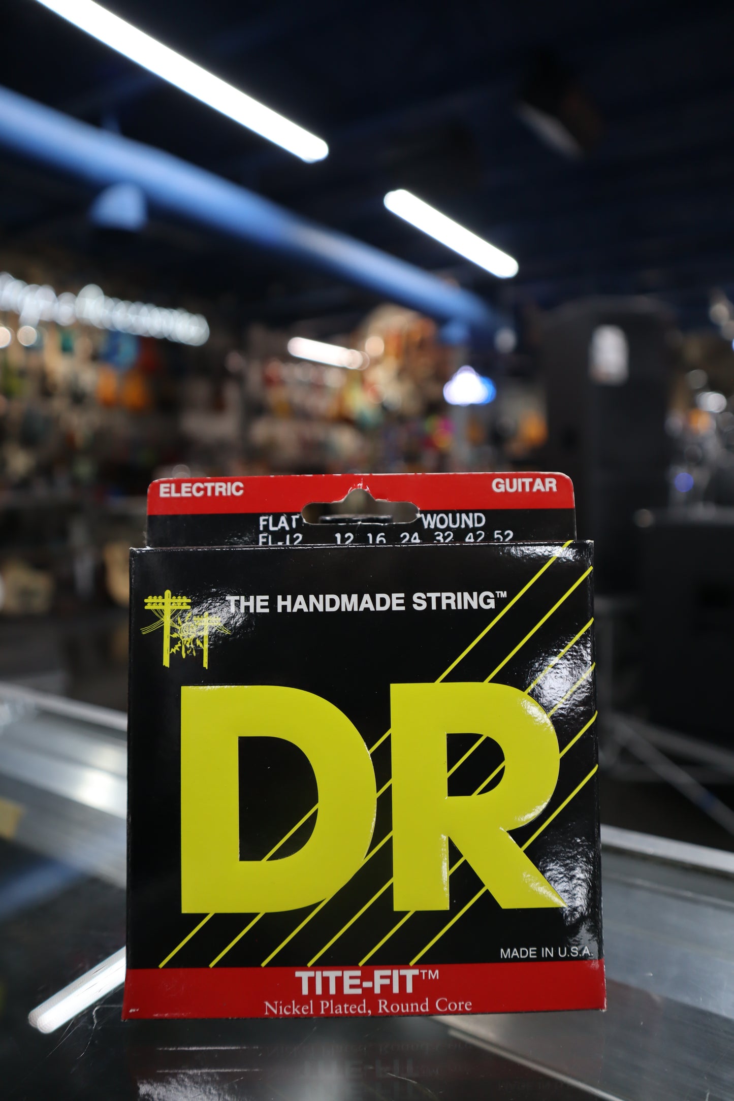 DR FL12 Flat Wound Elec Strings 12