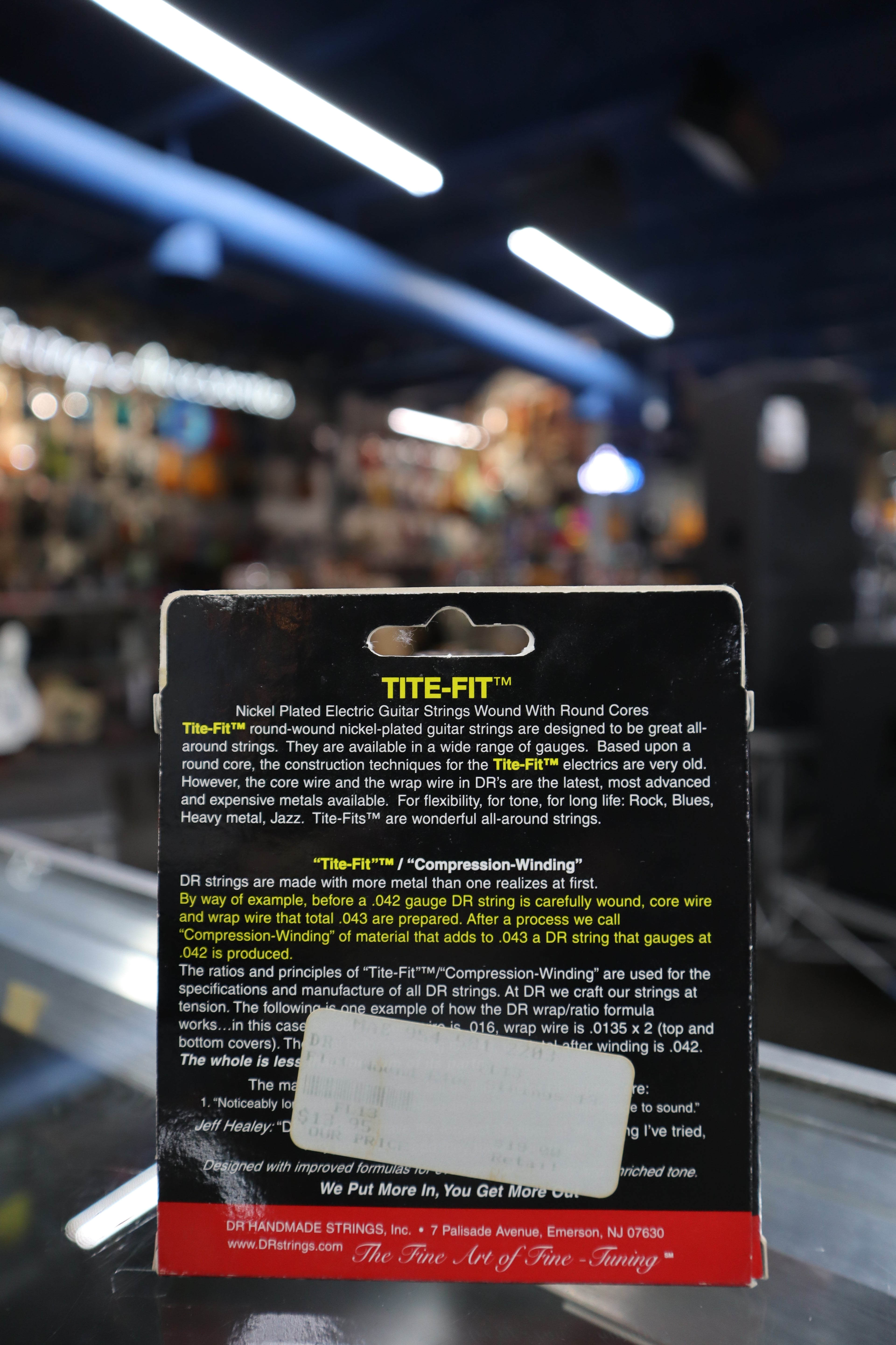 DR FL13 Flat Wound Elec Strings 13