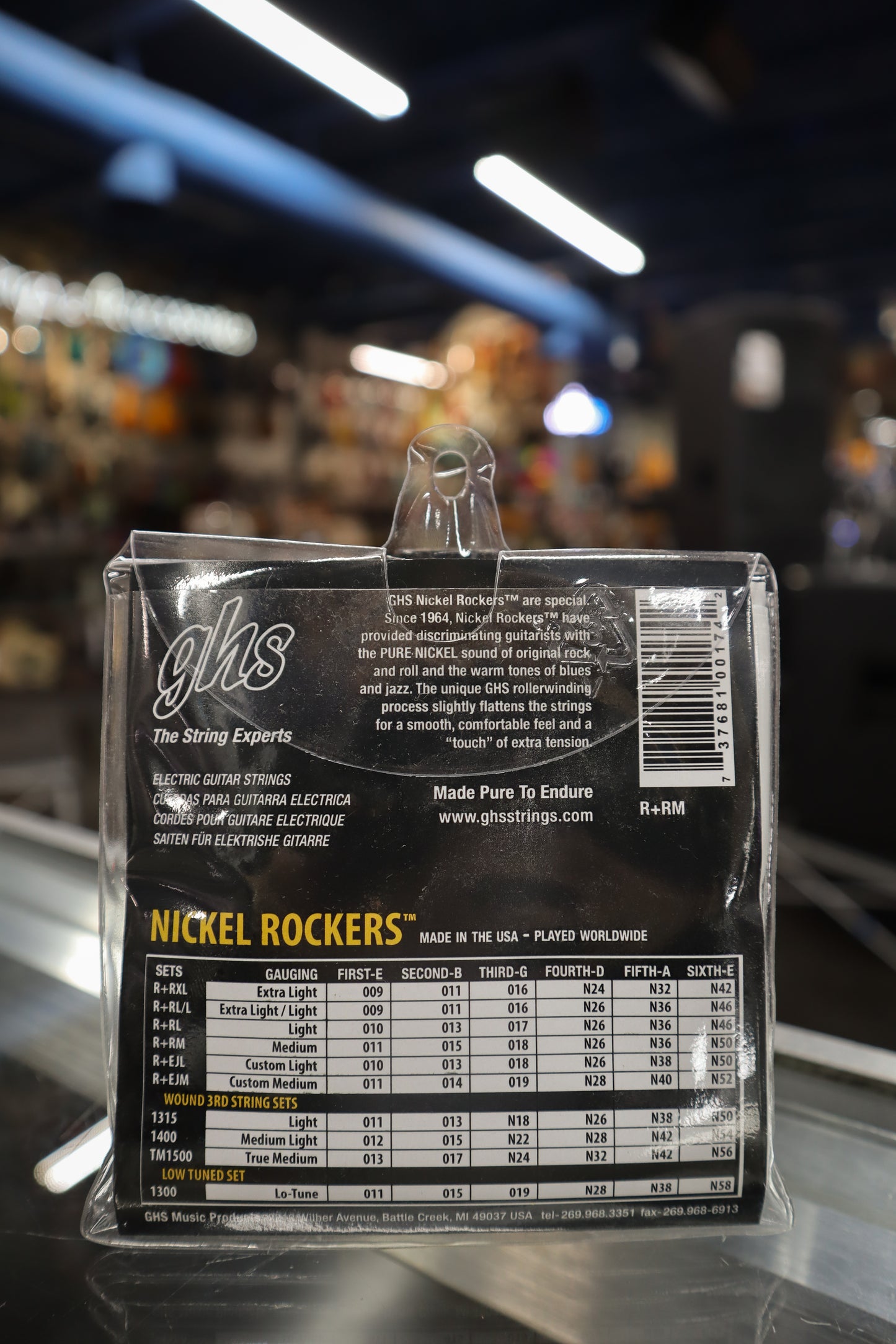 GHS RRM Nickel Rockers Medium 11-50