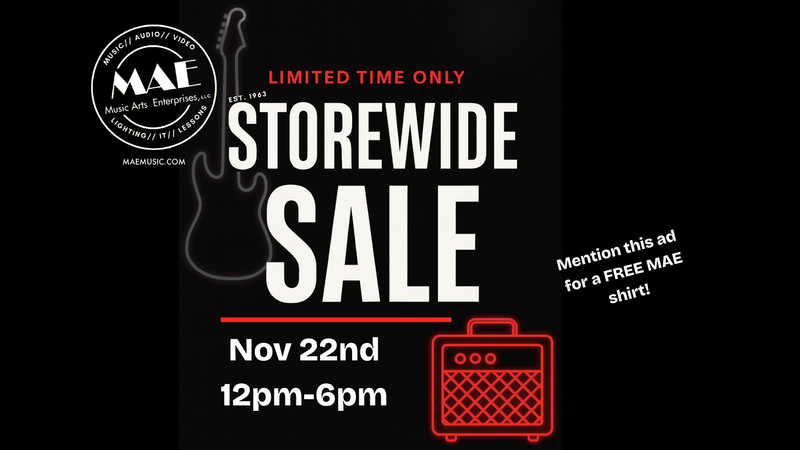 STOREWIDE SALE Saturday NOV 22nd