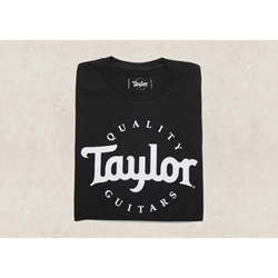 TAYLOR 15850 Basic Black Logo T-Shirt - S